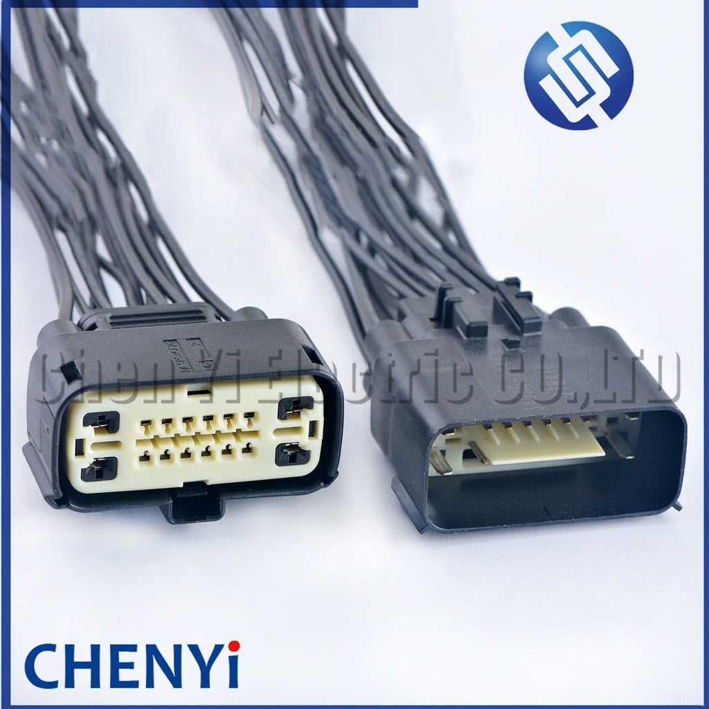16 Pin/way Oil pump radar fog light plug Engine harness connector 34985-1601 34986-2144 For Cadillac Chevrolet Buick Lincoln