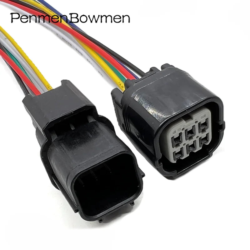 1 Set 6 Pin Air Fuel Ratio HV 040 AFR Sensor Plug Waterproof Auto Electric Connector Wire Harness for 6188-4908 6189-7040