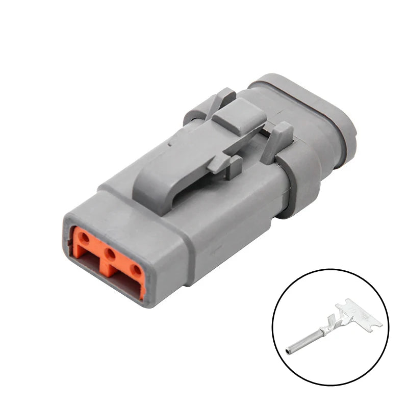 Automotive connector DTM06-2S-E007 waterproof connector DTM04-12PA-E007 male Female high cover plug DTM06-6S-E007