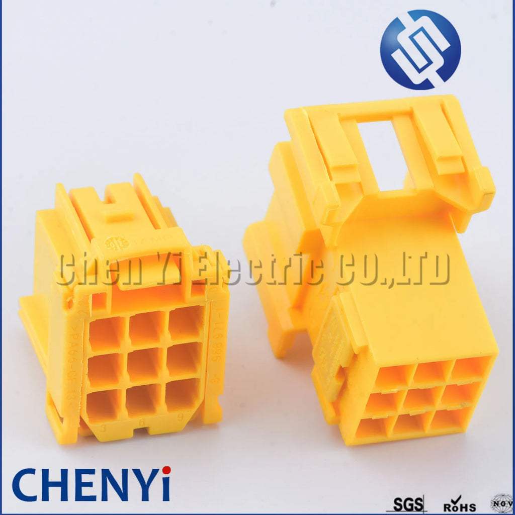 9 Pin/way Automobile power amplifier Connector Automotive Audio Amplifier Plug Wiring Harness Socket 8-968971-1 1-967626-1