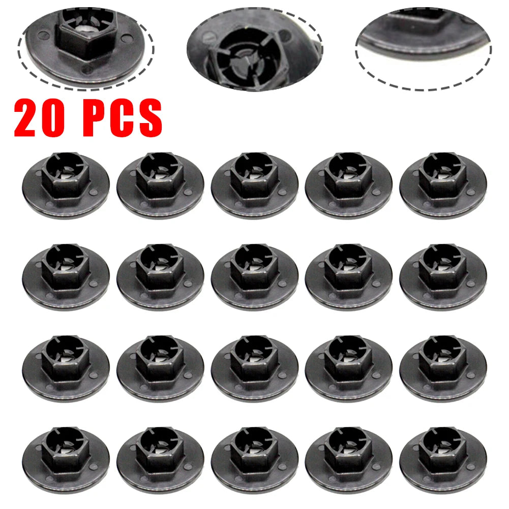 20Pcs Wheelhouse Fender Liner Nut Grommet 84145-26000 For Hyundai For Kia Car Fender Liner Mud Guard Nut Plug