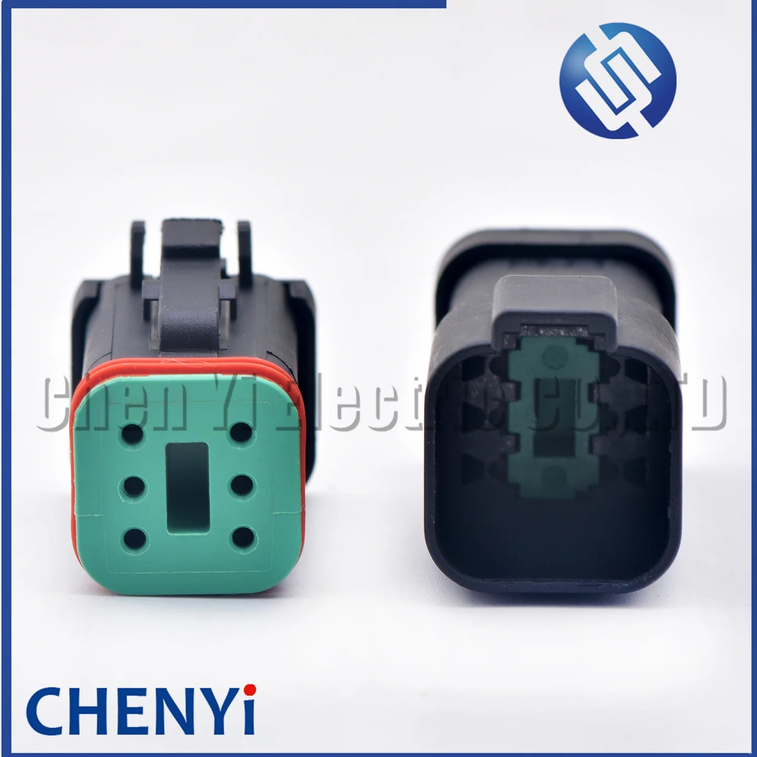6 Pin Black DT series Connector Waterproof Plug Socket DT06-6S DT04-6P DT06-6S-E005 DT04-6P-E005 For Engineering Vehicle Deutsch