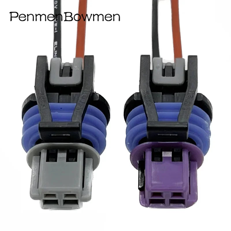 1 Set 2 Pin GM LS ECT Car Waterproof Plug Wiring Harness Electrical Cable Connectors 15449028 15449027 For Ford Chevrolet Opel