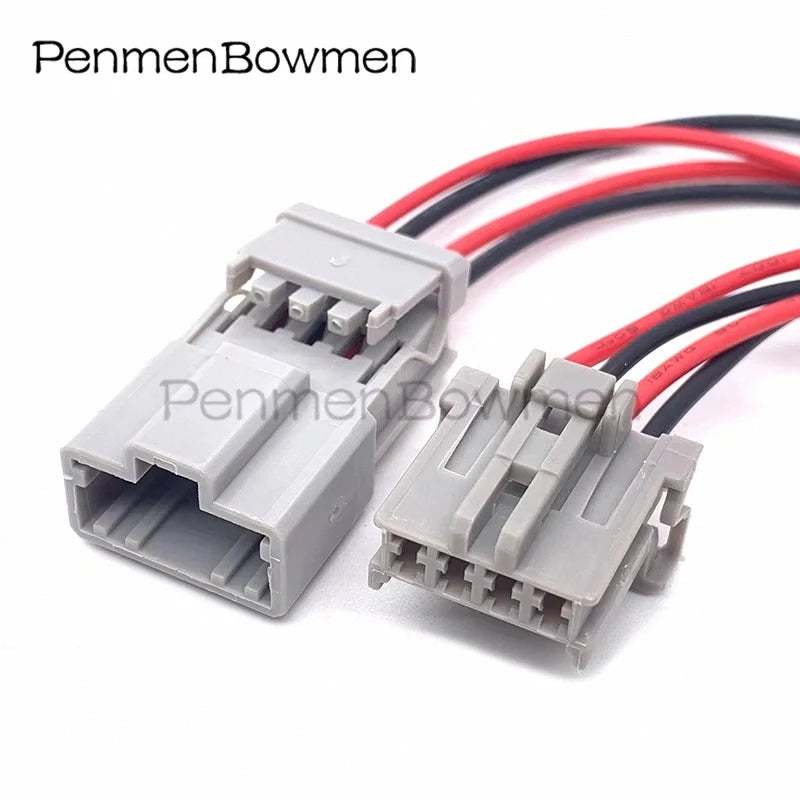 1 Set 4 Pin Auto HD Taillight Electrical Cable Connectors Female Male Wire Harness Plug 6098-0244 6098-0243