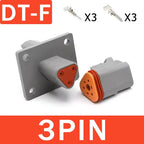 Deutsch DT/DTM/DTP/DTF Series Waterproof Connector 2-12Pin | Flange Mount for Automotive & Industrial Wiring Harness