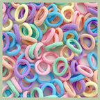 100/300PCS Small Colorful Nylon Elastic Hairband Girls Kids Ponytail Hold Hair Tie Rubber Bands Rope Scrunchie Hair Amagi