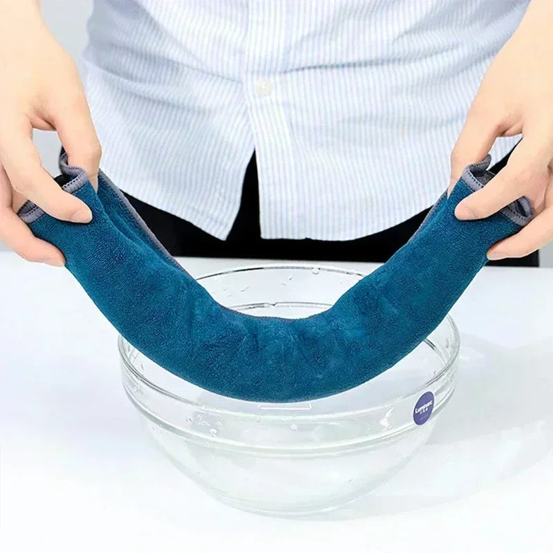 Thickened Car Cleaning Towel Multifunctional Water-absorbent Coral Velvet Microfiber Non-harming Car Special Wash Towel Amagi
