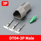 5/10/100 Sets 3 Pin Way Deutsch DT04-3P DT06-3S Waterproof Electrical Wire Connector 16-22 AWG DT Series Connector Male Female