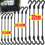 Heavy Duty Bungee Cords with Hooks Elastic Tie Down Straps for Car Roof Rack Motorcycle Luggage Cargo Net Camping Tent Rope