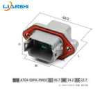 AT04-08PA-PM05 New Energy Low-Voltage Socket Header Connector Plug-In Connector 8-Wire Flange Fixed Wiring