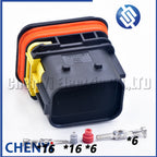 22 Pin ECU Connector Black Waterproof Plug 1-1823449-1 1-1823661-1 1-1823440-3 1-1823441-3 1355233-3 1823442-1 With Pins or lid