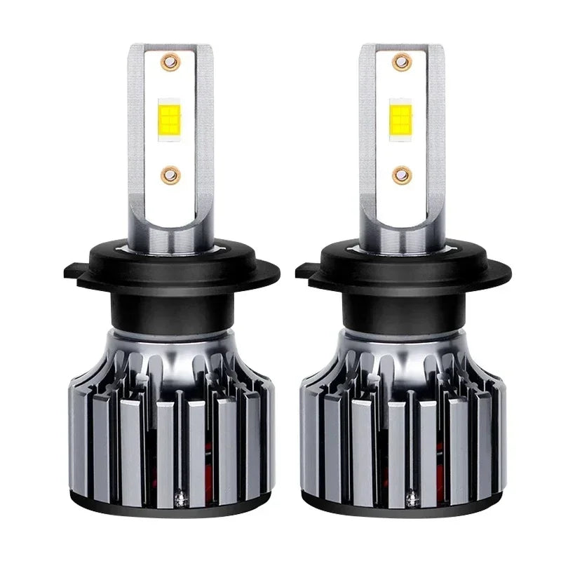 LED 9005/HB3 9006/HB4 9007 H13 H11 H7 H4 H3 H1 880 Car Bulbs 12V High Low Beam 20000LM 120W 6500K White Plug-N-Play 80000h amagi