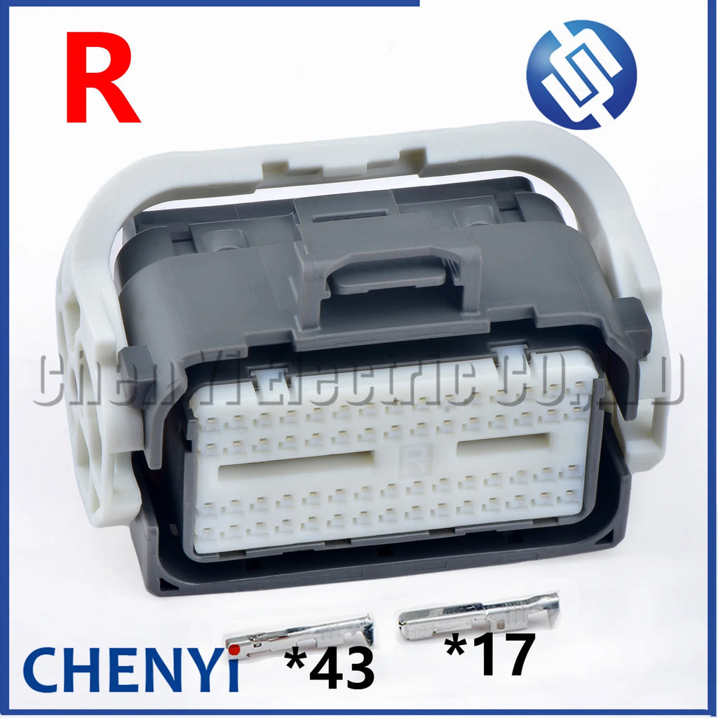 60 Pin Car connector Engine control unit computer board ECU plug L/R 7283-9907-10 7283-9908-10 For Suzuki Swift Vitara SX4 Mazda