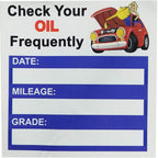 150PCS Car Maintenance Reminder Stickers Easy Oil Change Tracking Solution Auto Windscreen Labels Interior Maintenance Stickers