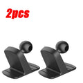 Car Phone Black Holder Sticky BaseBendable Design Can Be Adapted To A Variety of CurvatureSoft Rubber MaterialBall Head17mm