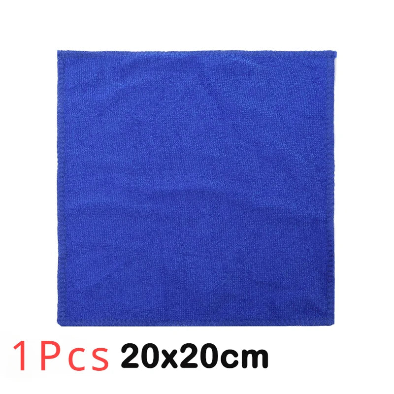 20/1pcs Car Wash Microfiber Towels Soft Drying Cloth Hemming Washing Towel Universal Automatic Motorcycle Vehicle Cleaning Tools