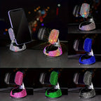 Elegant Rhinestone Car Phone Holder Universal Rotatable Secure Perfect for Easy Navigation and Style Interior Woman Accessories