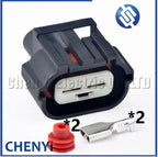 2 Pin female Automotive waterproof connector Fan electronic fan plug Wire harness plug 344081-1 For Nissan Subaru