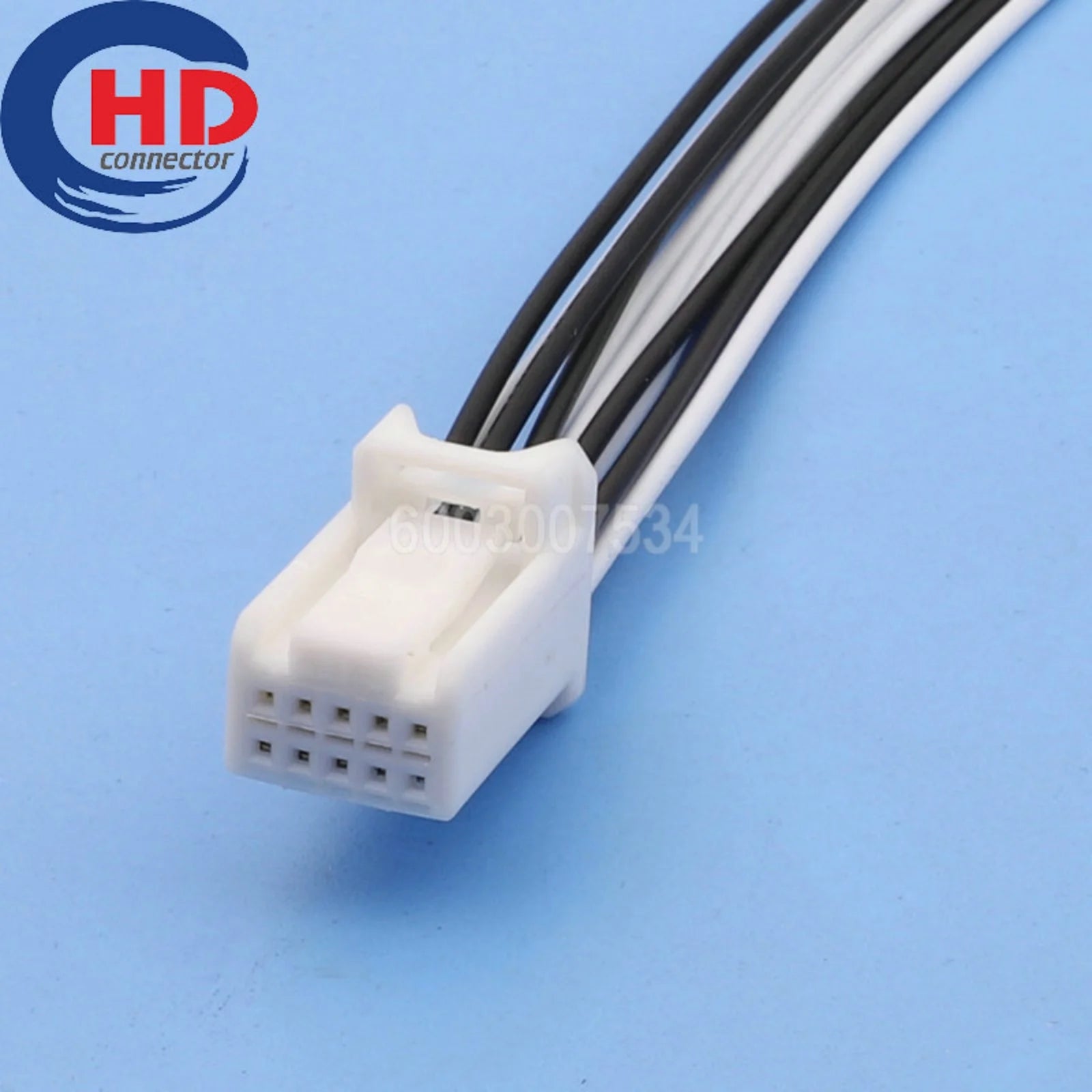10 Pin Connector Unsealed 0.7mm Series Female Connector Cable Plug Motorcycle Electrical Harnesses 6098-3909 90980-12368