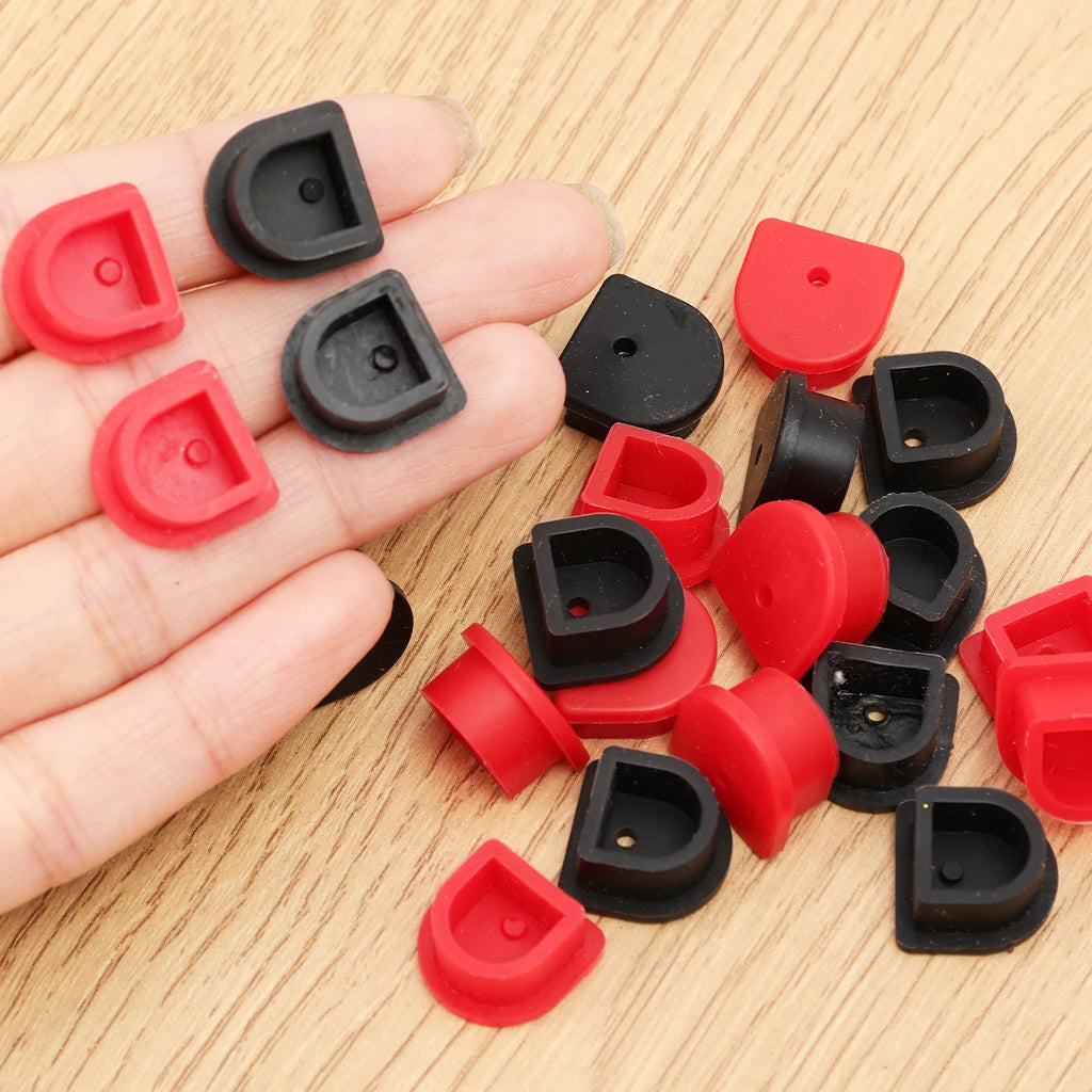 Red & Black Dust Plugs for Anderson Connector Plugs Versatile Applications Parts Waterproof Fixing Plug 50A-175A Cable Kits