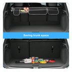 Car Trunk Organizer Durable Waterproof Collapsible with 4 Pockets Ideal for SUVs, Trucks MPVs Backseat or Trunk Storage Amagi