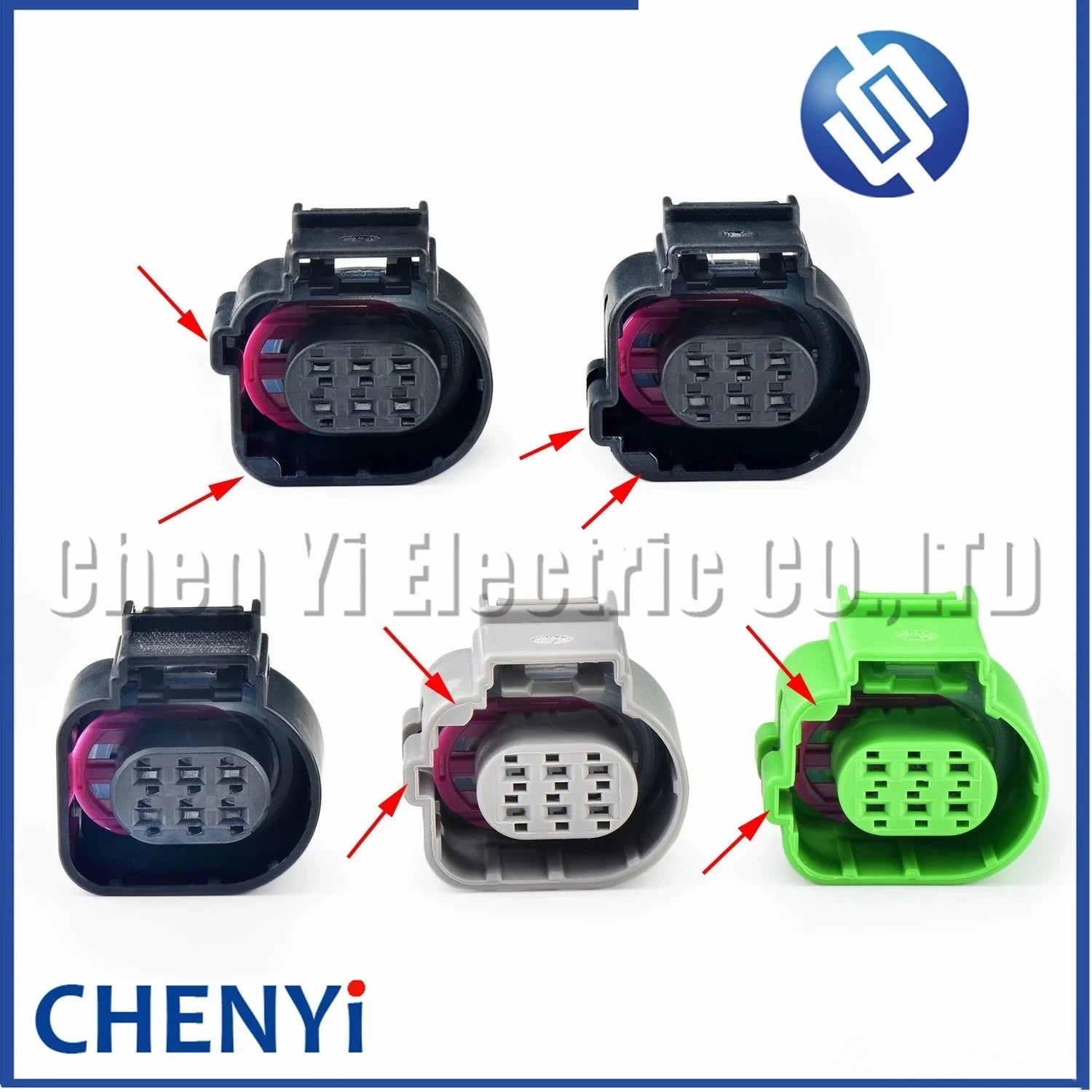 6 Pin Auto connector Car steering gear throttle taillight plug 4H0973713 4H0973713B 4H0973713C 4H0973713D 4H0973713E