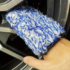Car Tyre Cleaning Cloth Universal Car Detailer Cleaning Tool Car Wheel Cleaning Wash Glove Microfiber Auto Wash Accessorie Amagi