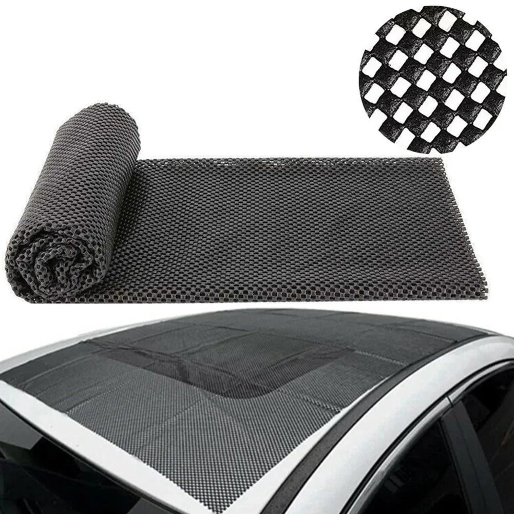 120x100cm Car Trunk Anti-Slip Flexible Mat For Car Roof Trunk For Suv Rear Protective Luggage Foldable Vehicle Cargo Net