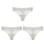 Transparent Thong Panties Women Ultra-thin Sense Sexy Female Seamless Low-waist Solid Color G-string Quick Drying Underwear amag