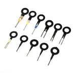 11pcs/Set Car Wire Terminal Removal Kit Tool Crimp Connector Extractor Release Pin Remover Repairing Disassembly Tools