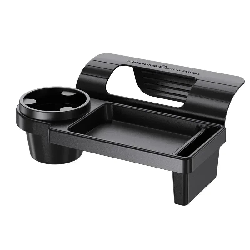 Versatile Car Organizer with Cup Holder Phone Slot Durable Plastic Fits Side Door or Window Ideal for Daily Use Accessories