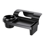 Versatile Car Organizer with Cup Holder Phone Slot Durable Plastic Fits Side Door or Window Ideal for Daily Use Accessories