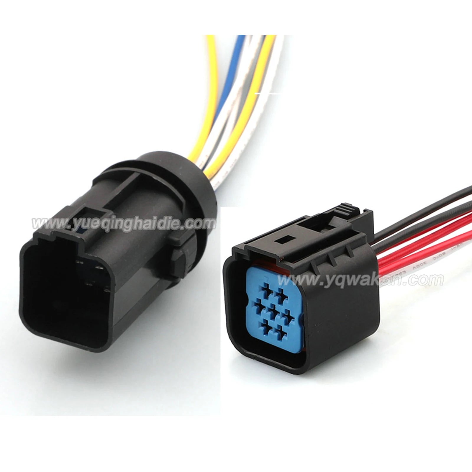7 PIN Connector Waterproof 3.5mm Male Female Connector Auto Wiring Harness Housing Cable Plug