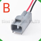 2 Pin Automotive Fog Socket Lamp Plug Turn Signal Light Connector 6189-0175 90980-11019...
