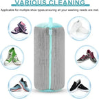 1-2PCS Wash Shoes Bag Padded Net Laundry Shoes Protector Fluffy Fibers Polyester Washing Shoes Machine Laundry Bag Drying Amagi