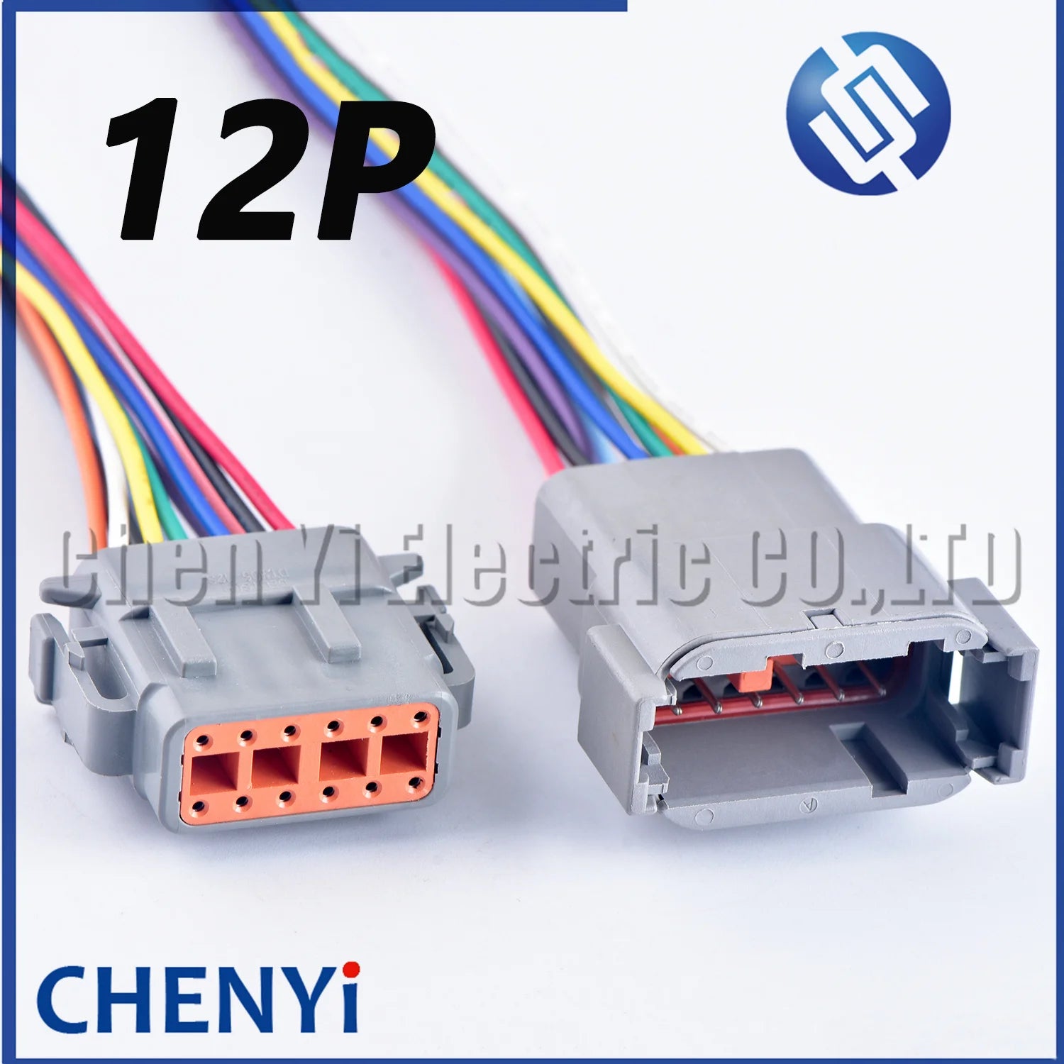 Deutsch DTM series 12 Pin DTM06-12S DTM04-12P male or female Automotive waterproof connector Sealed Wire Harness Plug 15cm wires