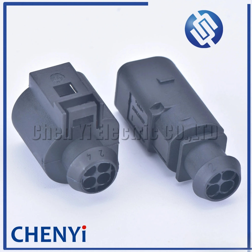2 set 4 Pin 4B0973812 4B0973712 Automotive Connector 1.5mm Waterproof Pressure Water Temperature Sensor Plug 4B0 973 812