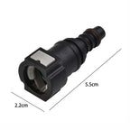 Car Fuel Line Coupler Hose Quick Connect Straight 9.89mm ID8 Car Fuel Line Hose Pipe Coupler Quick Release Connector SET