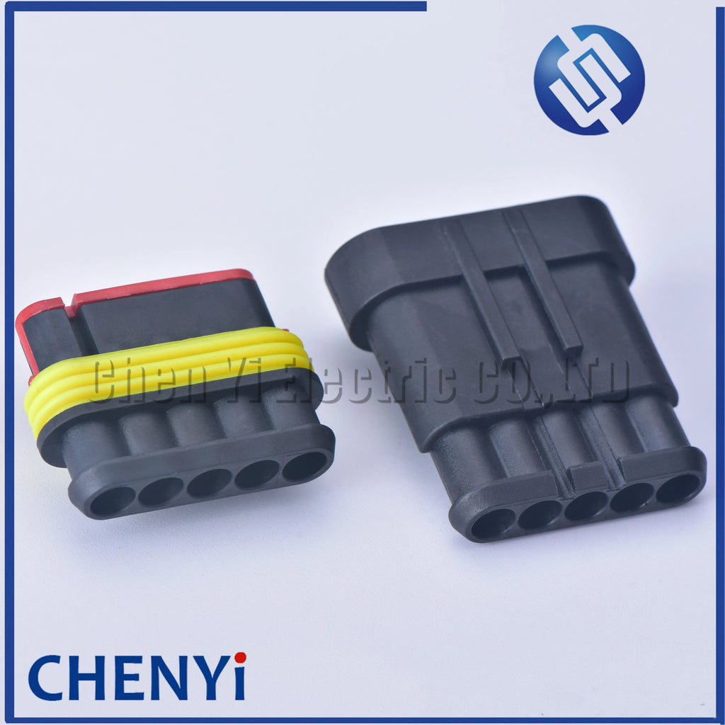 5 Pin Automotive waterproof connector Accelerator pedal assembly acceleration sensor harness plug 282107-1 282089-1 3801-300040A
