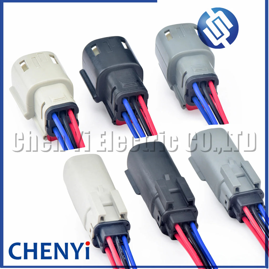 6 Pin Automotive waterproof connector Tail light Bumper Light Fog Light Wire harness Plug For Ford Buick Chevrolet Cadillac