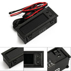 12V 3in1 Vehicle Car Kit Thermometer With Voltmeter With Clock LED Digital Display 3 In 1 Voltmeter Interior Parts