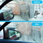 4Pcs Car Rearview Protective Side Windows Sticker, Anti Fog Glare Rainproof Waterproof Mirror Film Clear Nano Coatin Amagi
