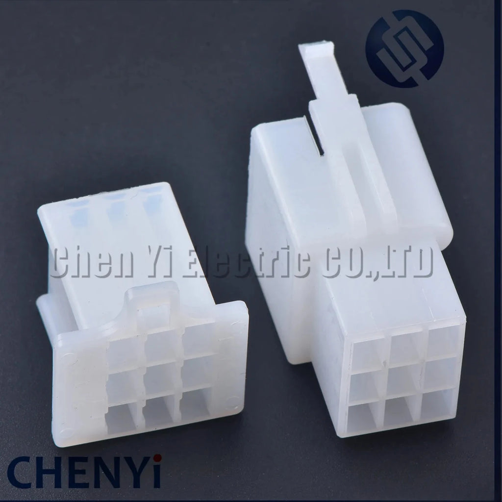5 sets 9 Pin 2.8mm Auto Connector Universal Housing Plug For Auto Cars Motocycle Electric Car 6030-9991 6040-9111