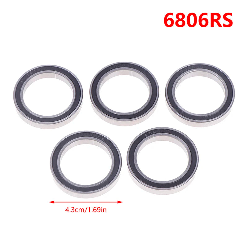 5Pcs Bearing 6800 6801 6802 6803 6804 6805 6806 DDU Thin Deep Groove Ball Bearings