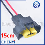 2 pin car waterproof connector headlight fog light harness plug for Nissan Teana Qashqai Tiida H7 H8 H9 240PC023S4019