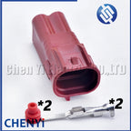 2 Pin Inlet valve connector Air conditioning pressure sensor Temperature Sensor Plug 6189-0033 MT-090-2-special2R-F For Toyota