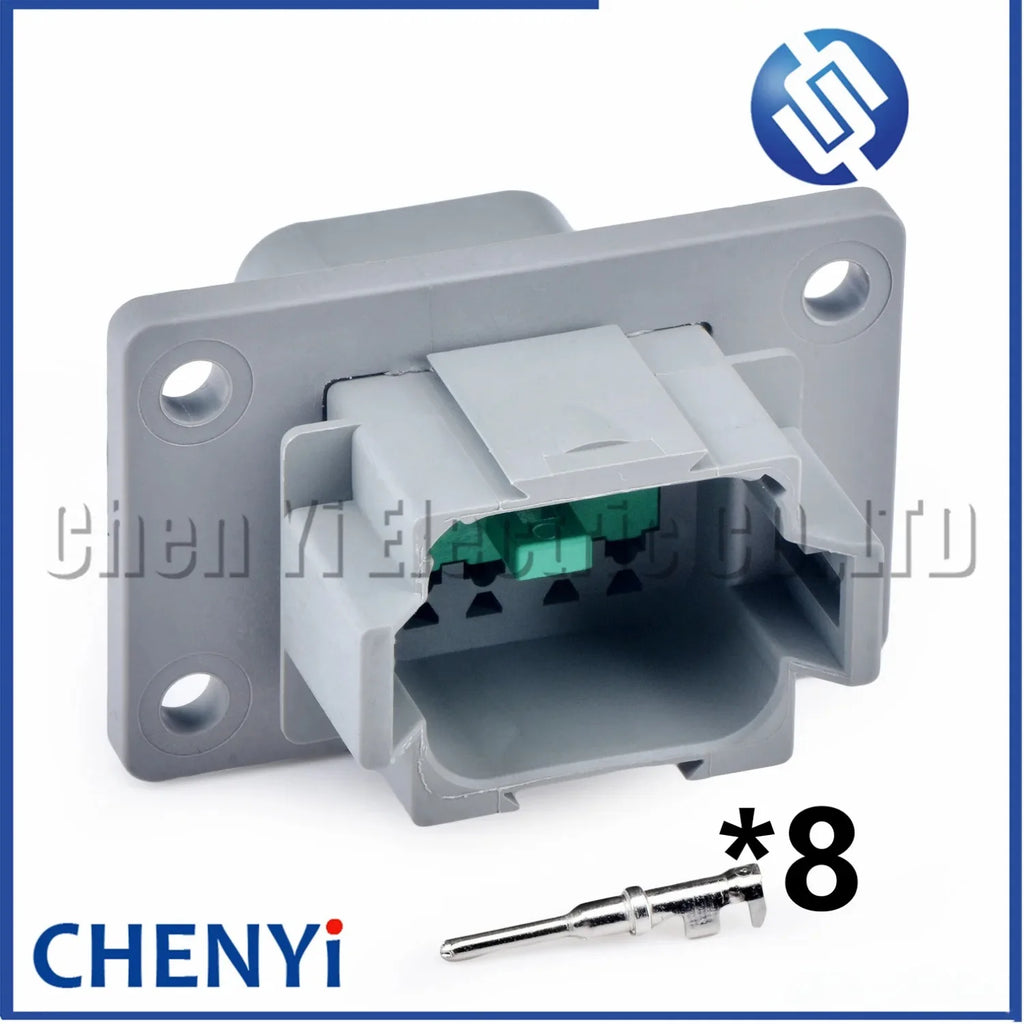 8 Pin Auto Waterproof Connector Wire harness plug PCB socket DT06-8S DT04-8P DT04-8P-L012 DT15-8P DT13-8P For Deutsch DT series