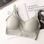 Breathable Sports Bras Women Hollow Out Padded Sports Bra Top Plus Size Gym Running Fitness Yog Sports Seamless Fitness Amagi