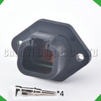4-Pin Wire Harness Harness Automotive Waterproof Connector harness Black DTP06-4S DTP04-4P