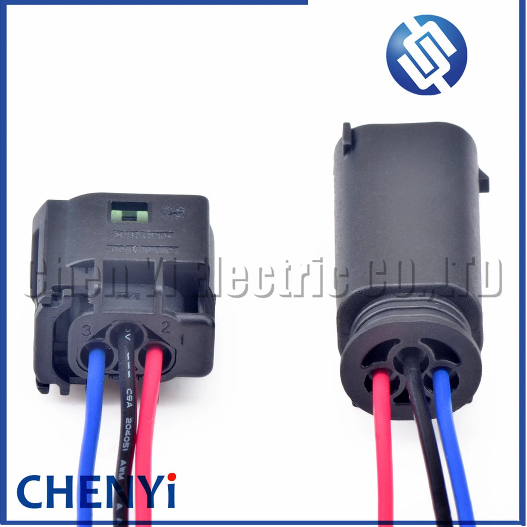 3 Pin Auto Reverse radar sensor Connector Fuel pressure sensor Water temperature sensor plug 1-967642-1 1-967082-1